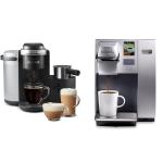 Keurig K155 Office Pro Commercial Coffee Machine - Single Serve K-Cup Brewer with 4-Count Modular Pod Dispenser & Free Coffee Pods Included
