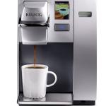 Keurig K155 Office Pro Commercial Coffee Machine - Single Serve K-Cup Brewer with 4-Count Modular Pod Dispenser & Free Coffee Pods Included