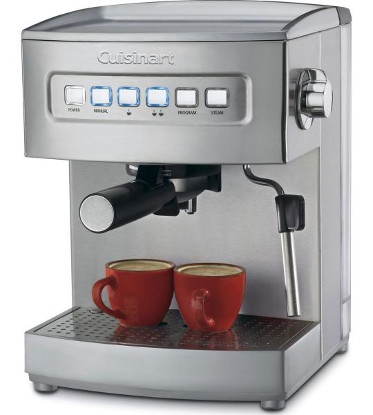 Cuisinart Espresso EM-200NP1 Programmable 15-Bar Maker, Stainless Steel