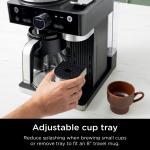 Ninja Coffee Barista System – Nespresso Compatible, 12-Cup Carafe & Milk Frother – Black/Stainless Steel (CFN601C, CA