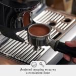 Breville Barista Express Impress BES876BSS - Semi-Automatic Espresso Machine with Built-in Coffee Grinder & Steam Wand - Stainless Steel
