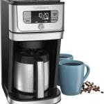 Cuisinart DGB-850 Burr Grind & Brew - Fresh-Ground Coffee Maker with 10-Cup Thermal Carafe, Programmable - Black/Stainless