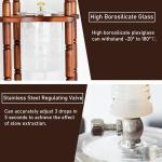 YDBMY 3000ml Commercial Ice Drip Cold Brew Coffee Maker with Stainless Steel Regulator
