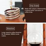 YDBMY 3000ml Commercial Ice Drip Cold Brew Coffee Maker with Stainless Steel Regulator