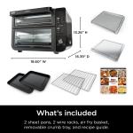 Ninja DCT402BK 13-in-1 Double Toaster Oven with FlexDoor & Air Fry