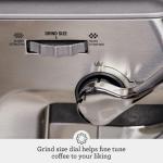 Breville Barista Express Impress BES876OLT - Bean-to-Cup Espresso Machine with Built-in Grinder - Olive Tapenade Limited Edition