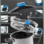 FUMBJFKT Stainless Steel Household Gas Pressure Cooker Explosion-Proof Induction Cooker Universal Multi-Purpose Pot 100kpa (Color : D, Size : 4L) (D 4L) (Size:6L)