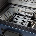 Pit Boss Grills PBV3A1 Electric Smoker, Blue Hammertone, 684 sq inches