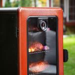 Pit Boss Grills PBV3G1 Vertical Smoker, Red Hammertone 684 sq inches (pack of 1)